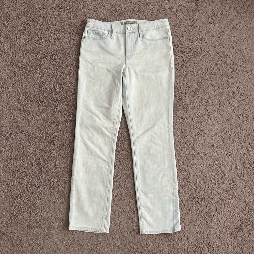 Athleta Light Wash Cropped Jeans Womens 6